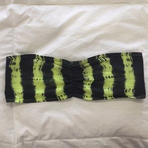 American Apparel Tie Dye Bandeau Bralette
